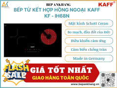 Bếp từ kết hợp hồng ngoại KAFF  KF - IH68N - Made in Germany
